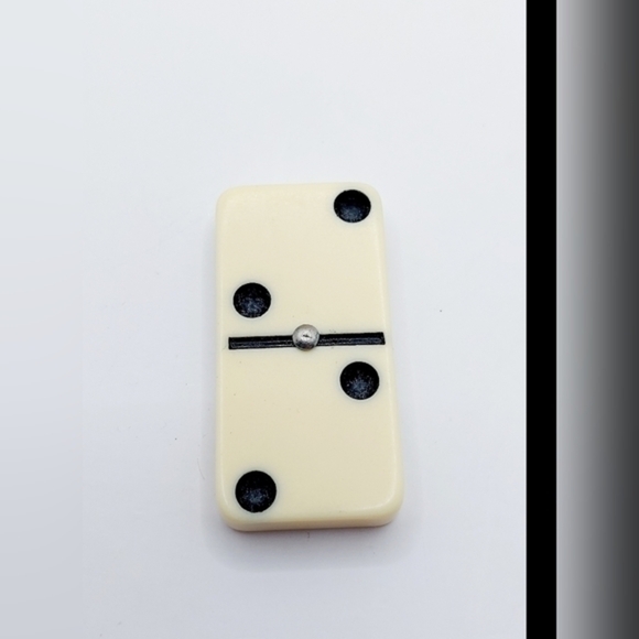 Vintage Dominoes Double 9 Wooden Box - Complete 55 Pieces -Spinners - Picture 4 of 5